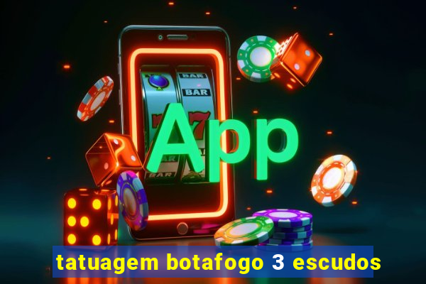 tatuagem botafogo 3 escudos